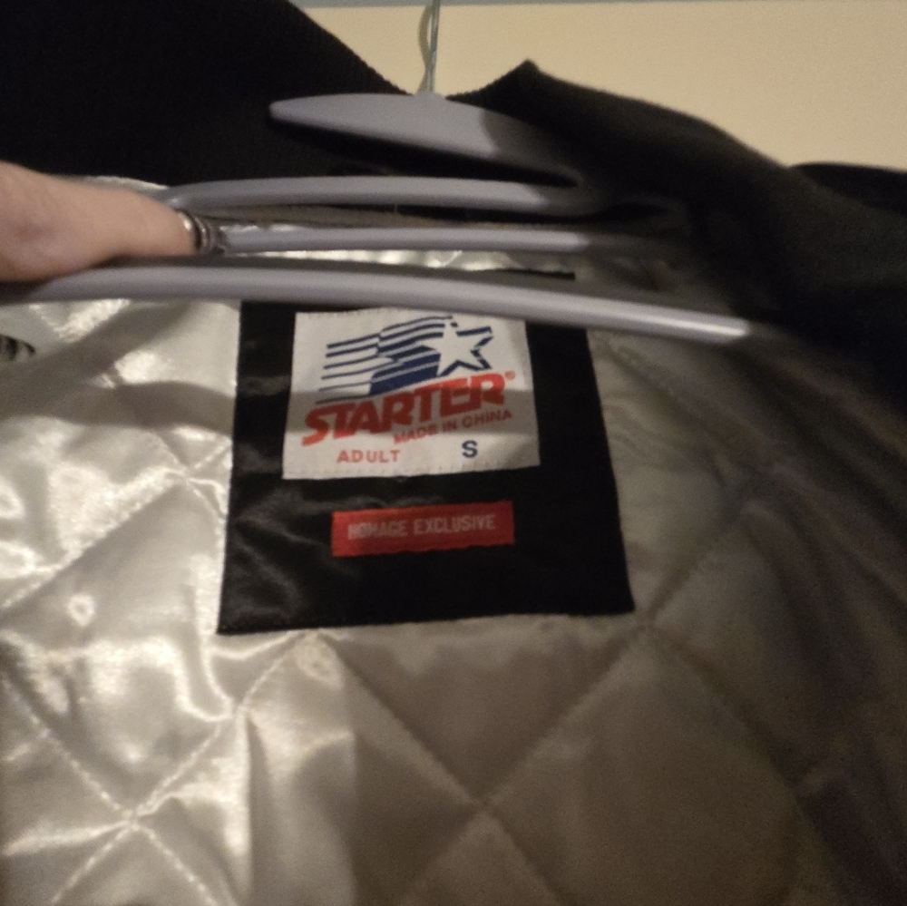 Starter Black Satin Jacket